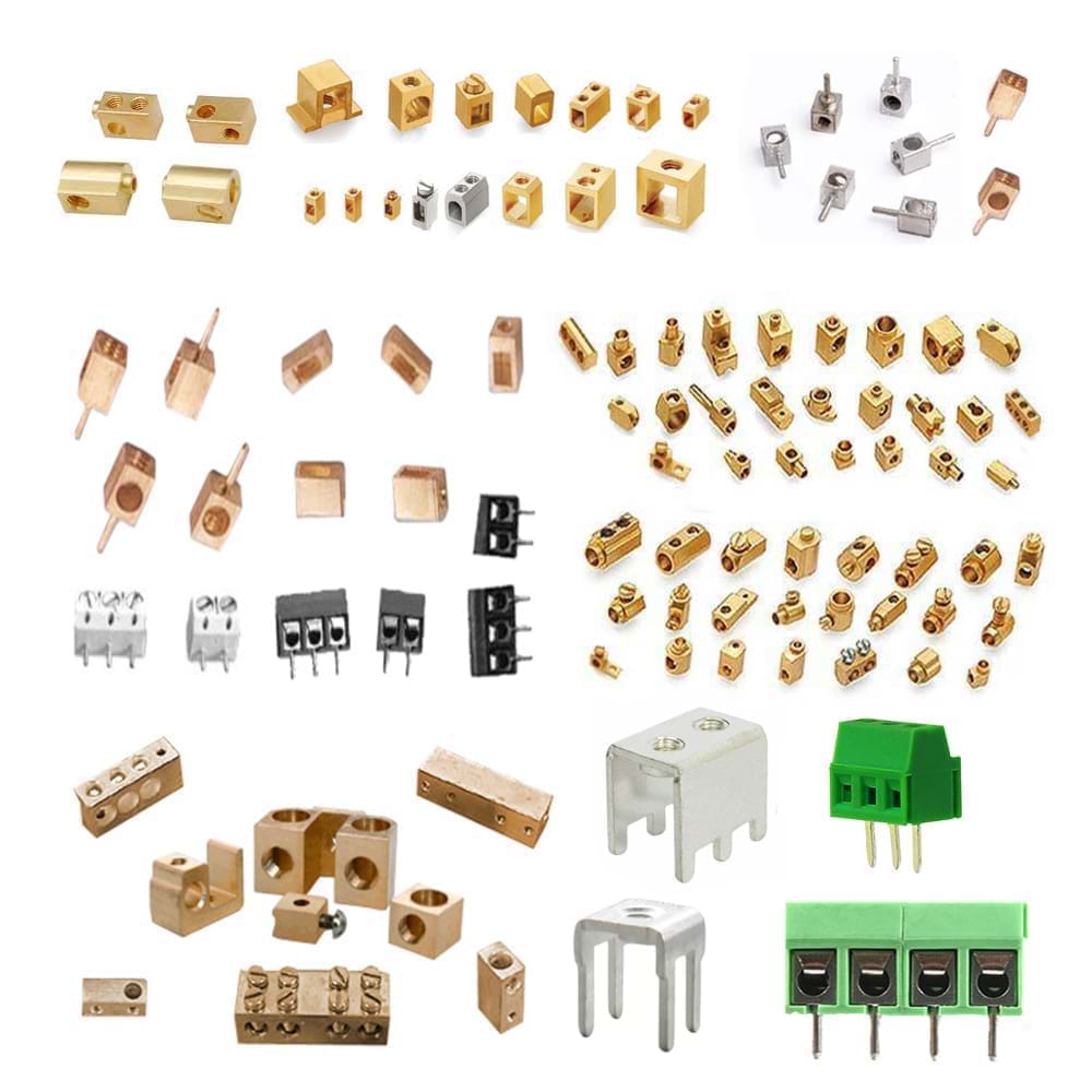Brass Terminals for PCB Connector Block